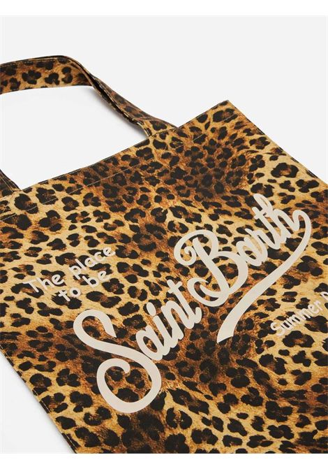 Borsa in cotone con stampa SAINT BARTH | EBAG001 ESSENTIAL BAG06349H CLASSIC LEO